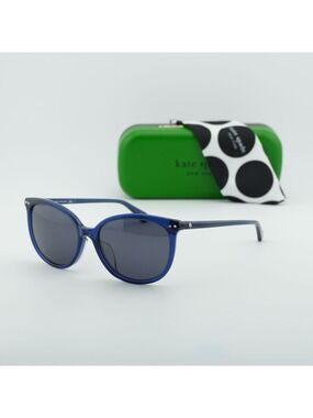 Kate Spade ALINA/F/S 0PJP IR Cat Eye Sunglasses - Blue/Grey